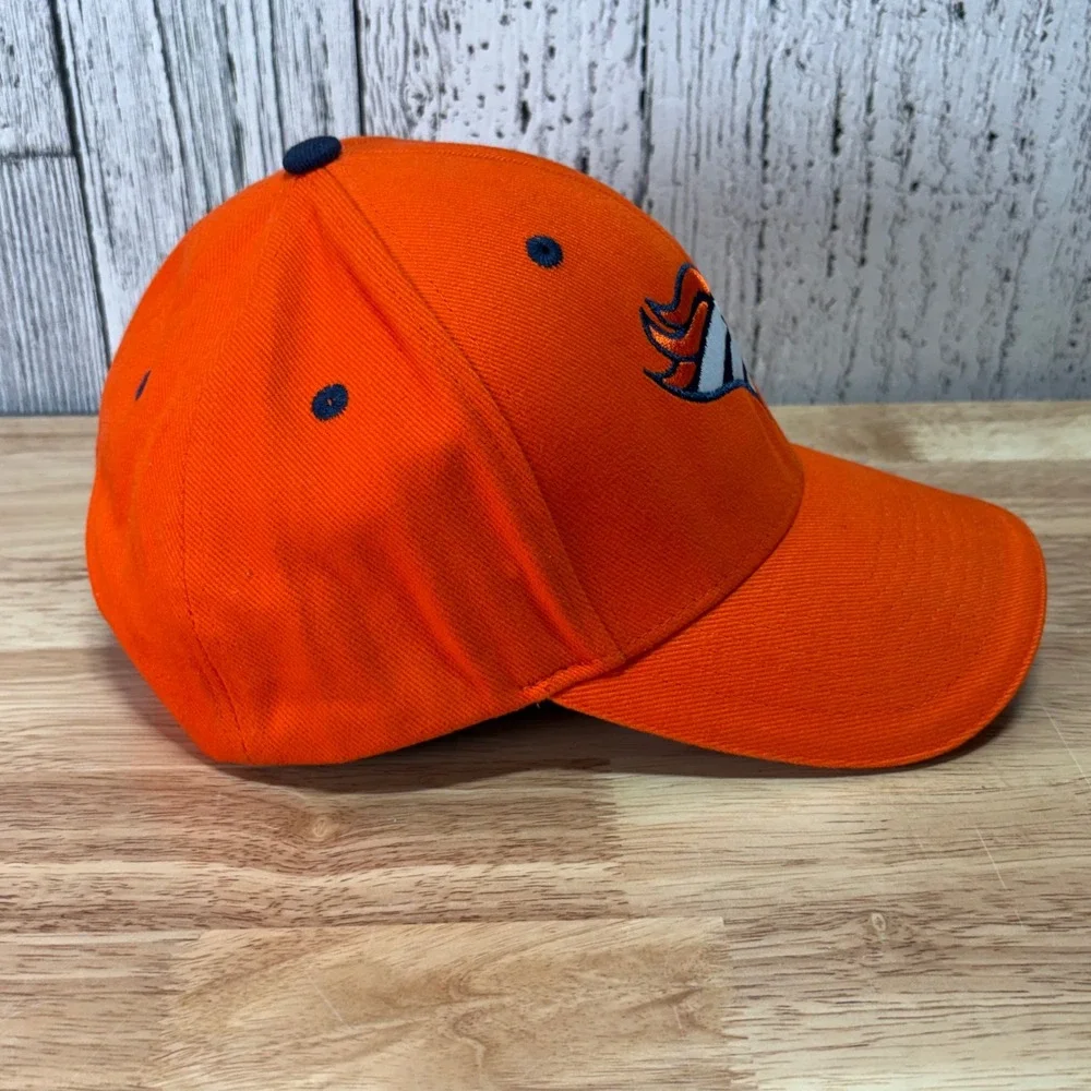 NFL Team Apparel Denver Broncos Hat Mens Orange Adjustable Baseball Cap‎ Cotton